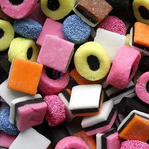 Gustaf's Taveners English Licorice Allsorts 14.1 oz Box Licorice